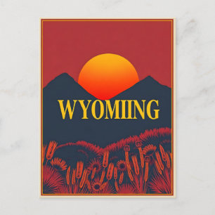 Vintage Wyoming Postcard