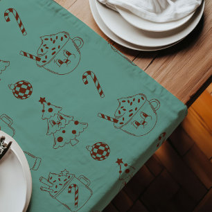 Vintage Xmas Runner Retro Pastel Cosy Accent