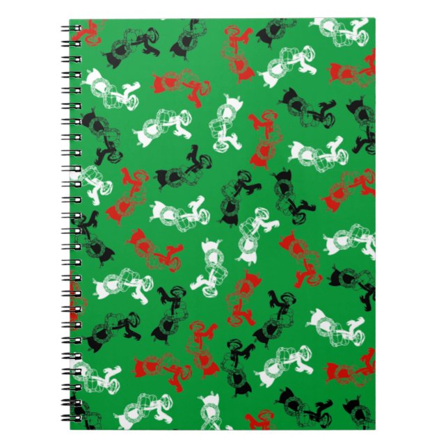 Vintage Xmas Shopper Notebook (Front)