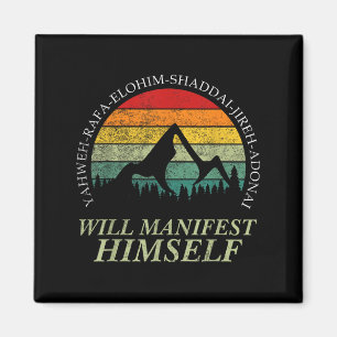 Vintage Yahweh - Will Manifest Himself Worshiper C Magnet