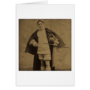 Vintage Yale Football Player 1880s Stereoview