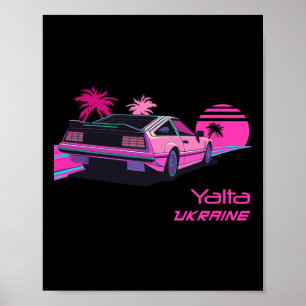 Vintage Yalta Ukraine  Poster