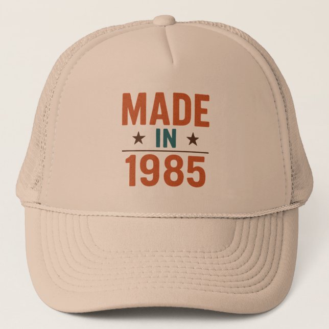 Vintage Year 1985 Cap – Classic Throwback Style (Front)