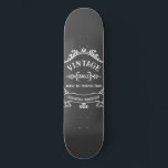 Vintage Year Aged to Perfection Birthday Year Skateboard<br><div class="desc">Some things just get better with age, am I right? Show that special someone in your life how special they are to you, by celebrating with this "Aged to Perfection" vintage logo customised with their birth year! Change the birth year to personalise this item as a special birthday gift. A...</div>