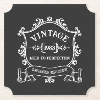 Vintage Year Aged to Perfection Custom Birth Year