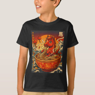 Vintage Year Of The Horse Ramen Chinese Noodles Ne T-Shirt