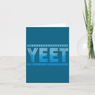 Vintage Yeet Apparel Funny Saying Men Women Kids T Card