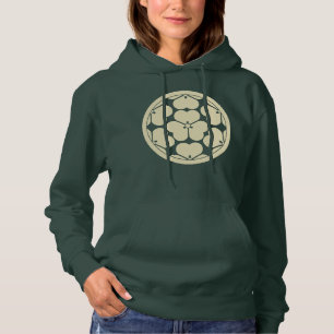 Vintage Yellow Green Chosokabe Japan Mon Art Hoodie