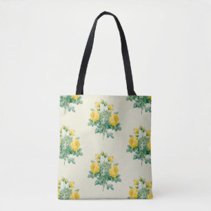 Vintage Yellow Rose Fine art Tote Bag