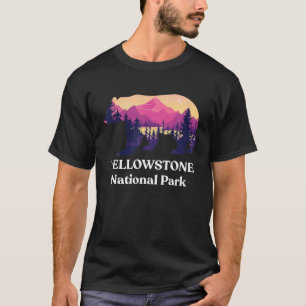 Vintage Yellowstone National Park 80S Bear Mountai T-Shirt