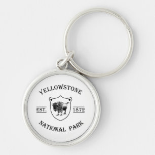 Vintage Yellowstone National Park Key Ring