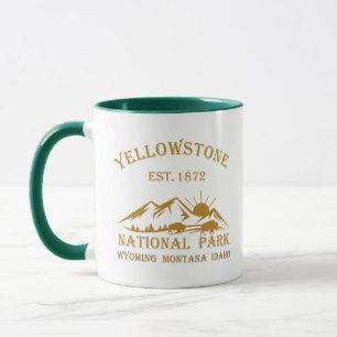 Vintage Yellowstone National Park Mug