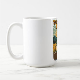 Vintage Yellowstone National Park - Road Travel Coffee Mug
