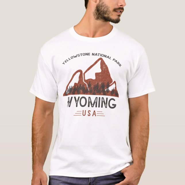 Vintage Yellowstone National Park T-Shirt (Front)