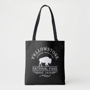 Vintage Yellowstone National Park Tote Bag