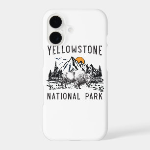 Vintage Yellowstone National Park Wyoming Mountain