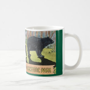 Vintage Yellowstone Park Bears  Coffee Mug