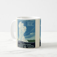 Vintage Yellowstone Park Poster