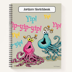 Vintage Yip-Yips Drawing Notebook