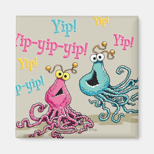 Vintage Yip-Yips Magnet (Front)