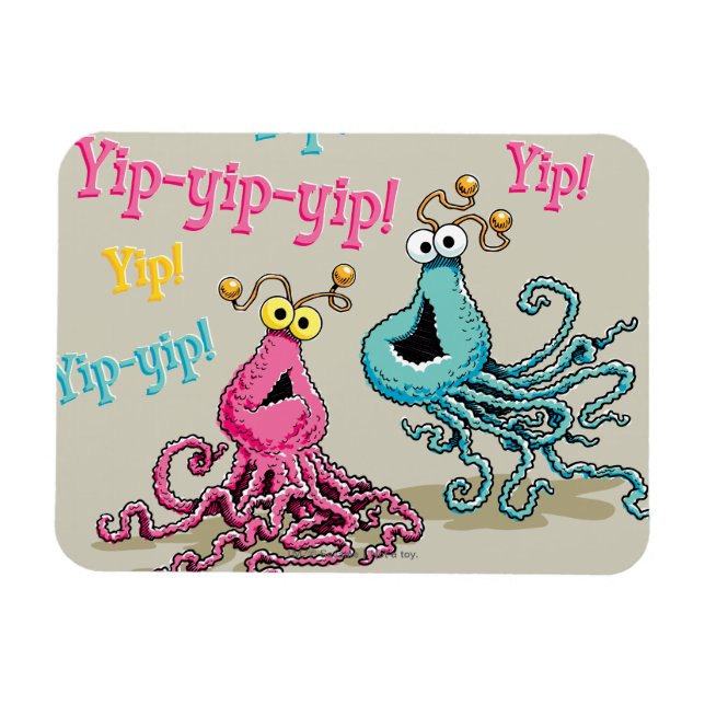 Vintage Yip-Yips Magnet (Horizontal)