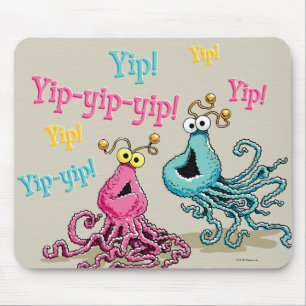 Vintage Yip-Yips Mouse Mat