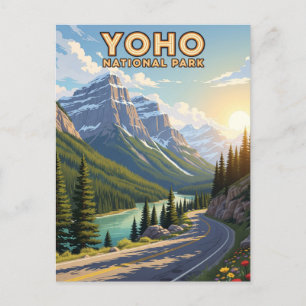 Vintage Yoho National Park Canada Postcard