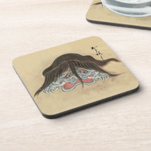 Vintage Yokai Otoroshi- Japanese Monster Coaster (Left Side)