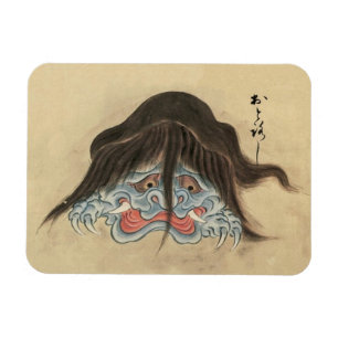 Vintage Yokai Otoroshi- Japanese Monster Magnet