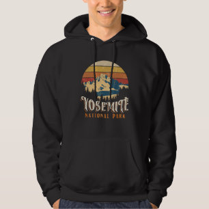 Vintage Yosemite National Park California Nature Hoodie
