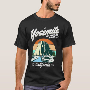 Vintage Yosemite National Park Mountain California T-Shirt