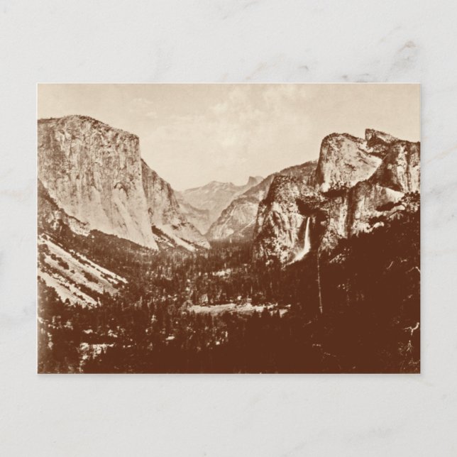 Vintage Yosemite National Park Postcard (Front)