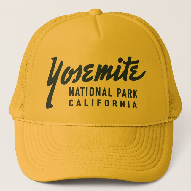 Vintage Yosemite National Park Trucker Hat (Front)