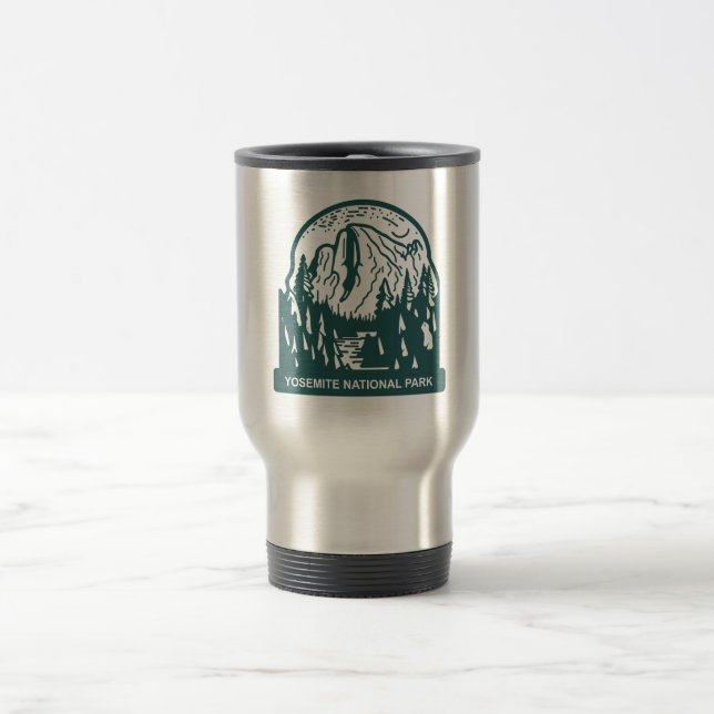 Vintage Yosemite Park Thermal Tumbler Travel Mug (Center)