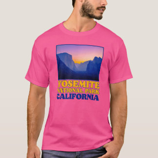 Vintage Yosemite Valley National Park Photo Retro T-Shirt