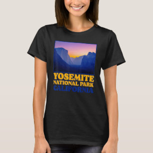 Vintage Yosemite Valley National Park Photo Retro T-Shirt