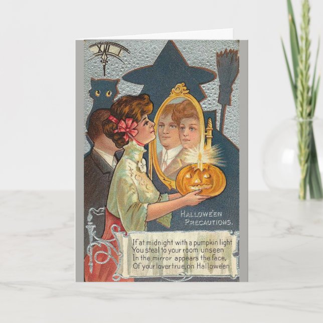 Vintage - Your True Love on Halloween, Card (Front)