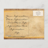 Vintage You're Invited! Invitation Postcards (Back)