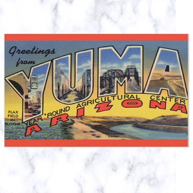 Vintage Yuma Arizona Postcard (Creator Uploaded)