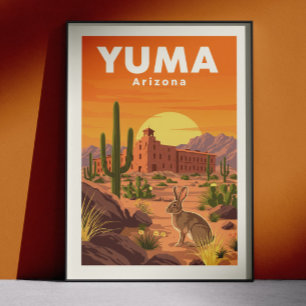 Vintage Yuma Arizona Poster