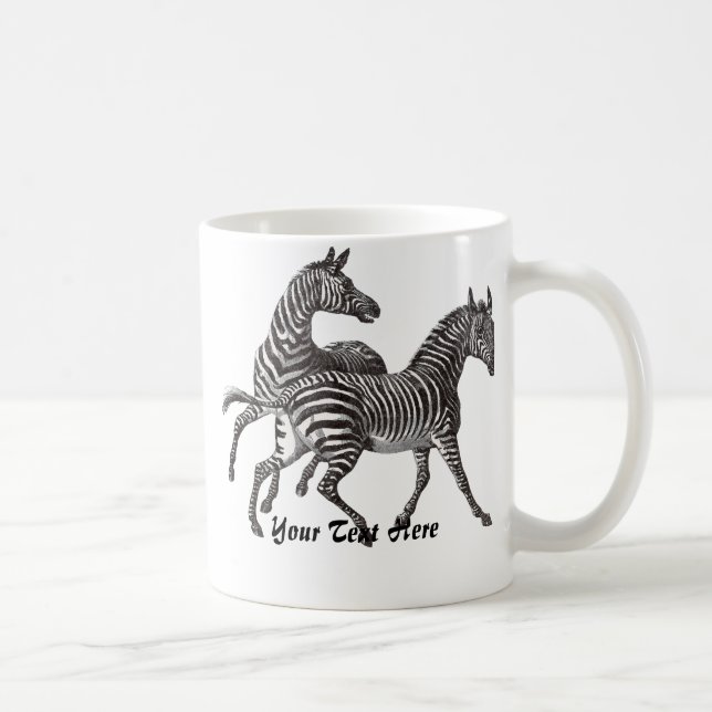 Vintage Zebra Mug (Right)