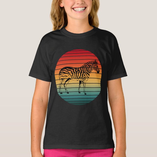 vintage zebra T-Shirt (Front)
