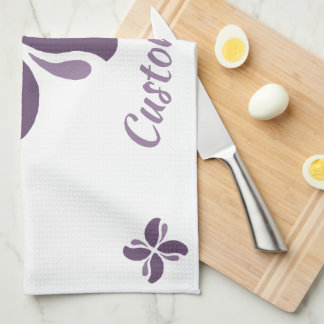 Vintage Zen Echo Lilac Kiss Tea Towel