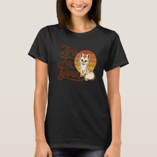 Vintage Zero Fox Given Pun Animal Furry 2 T-Shirt