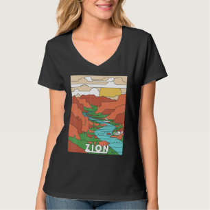 Vintage Zion National Park I Hiked Angels Landing T-Shirt