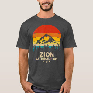 Vintage Zion National Park Retro Souvenir T-Shirt
