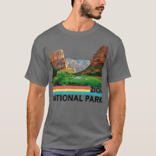 Vintage Zion National Park Retro Utah Mountain 2 T-Shirt