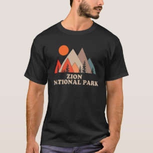 Vintage Zion National Park Summit Zions Mountains T-Shirt