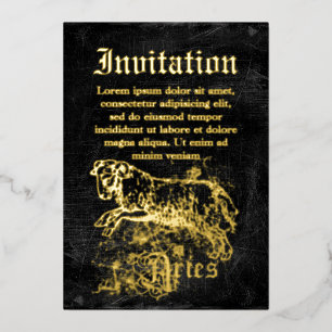 Vintage Zodiac Aries