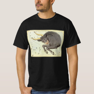 Vintage Zodiac Astrology Taurus Bull Constellation T-Shirt